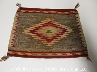 Navajo Single Riding Blanket; 24 x 24"