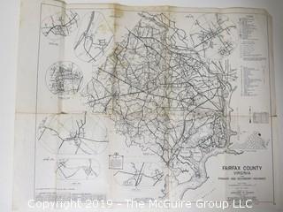 "Primary and Secondary Highways of Fairfax County"; 1956