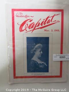 Washington's "Capital" Society Magazine; 1901