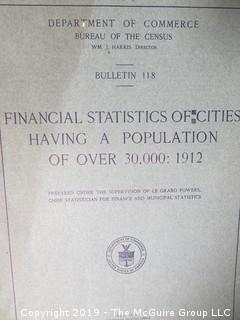 Collection of 1901-1905 Department of Commerce and Labor Statistical Profiles