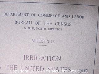 Collection of 1901-1905 Department of Commerce and Labor Statistical Profiles