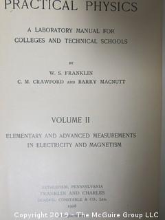 "Practical Physics" by W. S. Franklin; by The New Era Printing Co; 1908