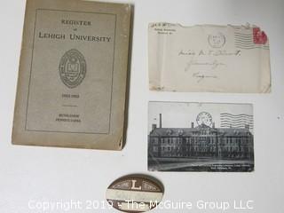 Lehigh University collectibles of the 1920's