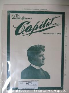 Washington's "Capital" Society Magazine; 1901