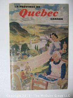 M-C Tourist Pamphlet of Quebec; 