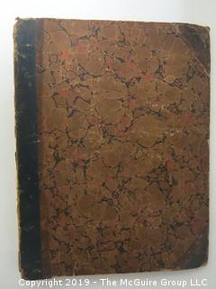 1920 ledger of Mr. G Olcott; with personal travel log for years 1919-1920