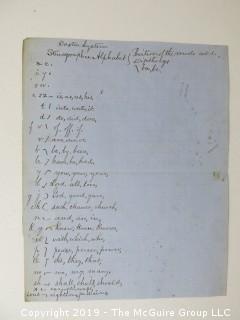 "National Institute For The Promotion of Science; 1840"; leather bound ledger. This is an important historical, scientific and cultural artifact.  Every page and piece of paper has been photographed. The National Institute was the initial repository for collections of artifacts brought to the U.S. by the United States Exploring Expedition of 1838, as well as various other objects accumulated by the government, such as items owned by early American politicians, patent models, and natural objects.  There is an entry on page 25 that records the transfer of a desk used by George Washington to the Institute, as Directed by the President of the United States, with a signature of Z. Taylor. 
The signature has not been authenticated, but it does appear to be in a hand other than the recording secretary. Such artifacts were the precursor to the Smithsonian Institution collection. (142 photos) {Description Altered: Feb. 18; 7:42pm ET; 2019}  