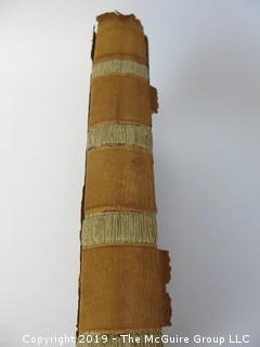 "National Institute For The Promotion of Science; 1840"; leather bound ledger. This is an important historical, scientific and cultural artifact.  Every page and piece of paper has been photographed. The National Institute was the initial repository for collections of artifacts brought to the U.S. by the United States Exploring Expedition of 1838, as well as various other objects accumulated by the government, such as items owned by early American politicians, patent models, and natural objects.  There is an entry on page 25 that records the transfer of a desk used by George Washington to the Institute, as Directed by the President of the United States, with a signature of Z. Taylor. 
The signature has not been authenticated, but it does appear to be in a hand other than the recording secretary. Such artifacts were the precursor to the Smithsonian Institution collection. (142 photos) {Description Altered: Feb. 18; 7:42pm ET; 2019}  