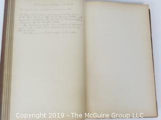 "National Institute For The Promotion of Science; 1840"; leather bound ledger. This is an important historical, scientific and cultural artifact.  Every page and piece of paper has been photographed. The National Institute was the initial repository for collections of artifacts brought to the U.S. by the United States Exploring Expedition of 1838, as well as various other objects accumulated by the government, such as items owned by early American politicians, patent models, and natural objects.  There is an entry on page 25 that records the transfer of a desk used by George Washington to the Institute, as Directed by the President of the United States, with a signature of Z. Taylor. 
The signature has not been authenticated, but it does appear to be in a hand other than the recording secretary. Such artifacts were the precursor to the Smithsonian Institution collection. (142 photos) {Description Altered: Feb. 18; 7:42pm ET; 2019}  