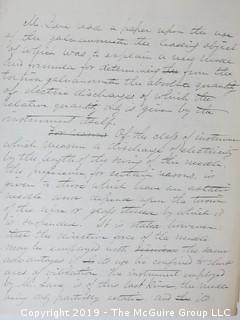 "National Institute For The Promotion of Science; 1840"; leather bound ledger. This is an important historical, scientific and cultural artifact.  Every page and piece of paper has been photographed. The National Institute was the initial repository for collections of artifacts brought to the U.S. by the United States Exploring Expedition of 1838, as well as various other objects accumulated by the government, such as items owned by early American politicians, patent models, and natural objects.  There is an entry on page 25 that records the transfer of a desk used by George Washington to the Institute, as Directed by the President of the United States, with a signature of Z. Taylor. 
The signature has not been authenticated, but it does appear to be in a hand other than the recording secretary. Such artifacts were the precursor to the Smithsonian Institution collection. (142 photos) {Description Altered: Feb. 18; 7:42pm ET; 2019}  