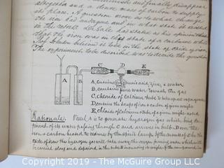 "National Institute For The Promotion of Science; 1840"; leather bound ledger. This is an important historical, scientific and cultural artifact.  Every page and piece of paper has been photographed. The National Institute was the initial repository for collections of artifacts brought to the U.S. by the United States Exploring Expedition of 1838, as well as various other objects accumulated by the government, such as items owned by early American politicians, patent models, and natural objects.  There is an entry on page 25 that records the transfer of a desk used by George Washington to the Institute, as Directed by the President of the United States, with a signature of Z. Taylor. 
The signature has not been authenticated, but it does appear to be in a hand other than the recording secretary. Such artifacts were the precursor to the Smithsonian Institution collection. (142 photos) {Description Altered: Feb. 18; 7:42pm ET; 2019}  