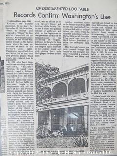 FAMILY RESEARCH - DO NOT BID  There is much history in the material in this auction, as the names Olcott, McAllister, Stetson, Semple, Barry all contributed in important ways to the building of the present.  Long before the days of ancestry.com, each generation preserved their place in history by recording and storing their stories.  We are presenting all bidders the hundreds of photos we have taken to capture that history. If you have an interest in this material, it appears at the end of the auction as Lot 501. BID THERE - NOT HERE....and yes, the family, my client, has poured over all of this.... (80 photos)