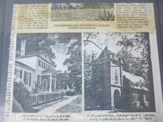 FAMILY RESEARCH - DO NOT BID  There is much history in the material in this auction, as the names Olcott, McAllister, Stetson, Semple, Barry all contributed in important ways to the building of the present.  Long before the days of ancestry.com, each generation preserved their place in history by recording and storing their stories.  We are presenting all bidders the hundreds of photos we have taken to capture that history. If you have an interest in this material, it appears at the end of the auction as Lot 501. BID THERE - NOT HERE....and yes, the family, my client, has poured over all of this.... (80 photos)