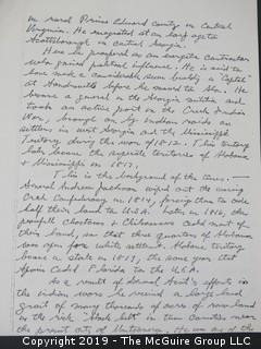 FAMILY RESEARCH - DO NOT BID  There is much history in the material in this auction, as the names Olcott, McAllister, Stetson, Semple, Barry all contributed in important ways to the building of the present.  Long before the days of ancestry.com, each generation preserved their place in history by recording and storing their stories.  We are presenting all bidders the hundreds of photos we have taken to capture that history. If you have an interest in this material, it appears at the end of the auction as Lot 501. BID THERE - NOT HERE....and yes, the family, my client, has poured over all of this.... (80 photos)