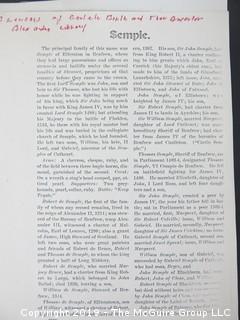 FAMILY RESEARCH - DO NOT BID  There is much history in the material in this auction, as the names Olcott, McAllister, Stetson, Semple, Barry all contributed in important ways to the building of the present.  Long before the days of ancestry.com, each generation preserved their place in history by recording and storing their stories.  We are presenting all bidders the hundreds of photos we have taken to capture that history. If you have an interest in this material, it appears at the end of the auction as Lot 501. BID THERE - NOT HERE....and yes, the family, my client, has poured over all of this.... (80 photos)