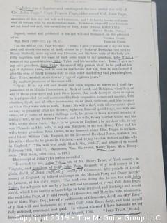 FAMILY RESEARCH - DO NOT BID  There is much history in the material in this auction, as the names Olcott, McAllister, Stetson, Semple, Barry all contributed in important ways to the building of the present.  Long before the days of ancestry.com, each generation preserved their place in history by recording and storing their stories.  We are presenting all bidders the hundreds of photos we have taken to capture that history. If you have an interest in this material, it appears at the end of the auction as Lot 501. BID THERE - NOT HERE....and yes, the family, my client, has poured over all of this.... (80 photos)