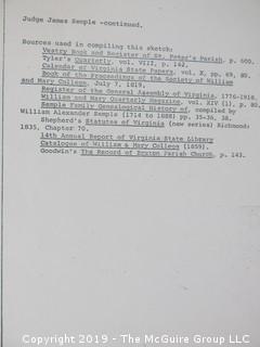 FAMILY RESEARCH - DO NOT BID  There is much history in the material in this auction, as the names Olcott, McAllister, Stetson, Semple, Barry all contributed in important ways to the building of the present.  Long before the days of ancestry.com, each generation preserved their place in history by recording and storing their stories.  We are presenting all bidders the hundreds of photos we have taken to capture that history. If you have an interest in this material, it appears at the end of the auction as Lot 501. BID THERE - NOT HERE....and yes, the family, my client, has poured over all of this.... (80 photos)