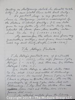 FAMILY RESEARCH - DO NOT BID  There is much history in the material in this auction, as the names Olcott, McAllister, Stetson, Semple, Barry all contributed in important ways to the building of the present.  Long before the days of ancestry.com, each generation preserved their place in history by recording and storing their stories.  We are presenting all bidders the hundreds of photos we have taken to capture that history. If you have an interest in this material, it appears at the end of the auction as Lot 501. BID THERE - NOT HERE....and yes, the family, my client, has poured over all of this.... (80 photos)