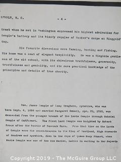 FAMILY RESEARCH - DO NOT BID  There is much history in the material in this auction, as the names Olcott, McAllister, Stetson, Semple, Barry all contributed in important ways to the building of the present.  Long before the days of ancestry.com, each generation preserved their place in history by recording and storing their stories.  We are presenting all bidders the hundreds of photos we have taken to capture that history. If you have an interest in this material, it appears at the end of the auction as Lot 501. BID THERE - NOT HERE....and yes, the family, my client, has poured over all of this.... (80 photos)