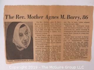 FAMILY RESEARCH - DO NOT BID  There is much history in the material in this auction, as the names Olcott, McAllister, Stetson, Semple, Barry all contributed in important ways to the building of the present.  Long before the days of ancestry.com, each generation preserved their place in history by recording and storing their stories.  We are presenting all bidders the hundreds of photos we have taken to capture that history. If you have an interest in this material, it appears at the end of the auction as Lot 501. BID THERE - NOT HERE....and yes, the family, my client, has poured over all of this.... (80 photos)