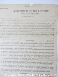 Mr. Curtis and Mr. Burdett established The Carlin Springs Cooperative Association in 1888.  Everything found pursuant to the Association is being offered in this 1 Lot, as there may be an interest in keeping it together for historical preservation.  The Association, the first planned community in Arlington County and one of the first nationwide, offered 360 shares at $50 each.  The Association was disbanded in 1924, and included here are stock certificates issued and redeemed that comprise 329 of the 360 shares in the offering.  In addition, there are cards indicating the Stock Cert #, the number of shares, the Purchaser, the Lot and Block #'s.  Also included are voluminous papers that encompass the Treasurer's reports, invoices, advertisements, management notes and correspondence.  (Note:  If you would like to inspect, text me at 202-441-5446  to set up a appointment in a warm environment) 247 photos