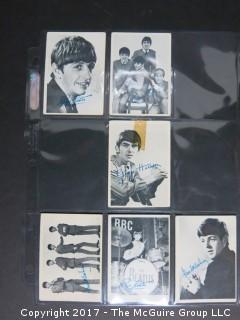 1964 Topps Beatles Black and White and Color Series Trading Cards 