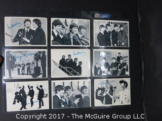 1964 Topps Beatles Black and White and Color Series Trading Cards 