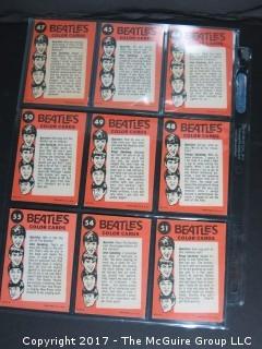 1964 Topps Beatles Black and White and Color Series Trading Cards 