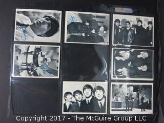 1964 Topps Beatles Black and White and Color Series Trading Cards 