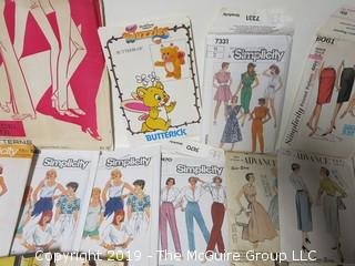 Collection of sewing patterns 