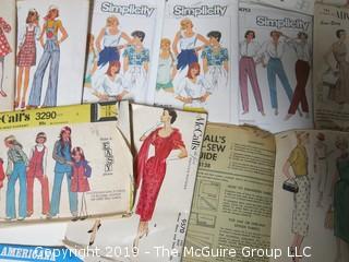 Collection of sewing patterns 