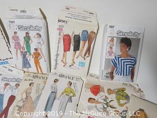 Collection of sewing patterns 