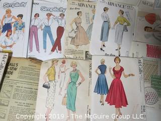 Collection of sewing patterns 