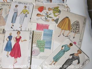 Collection of sewing patterns 