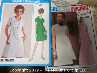 Collection of sewing patterns 