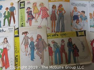 Collection of sewing patterns 