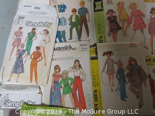 Collection of sewing patterns 