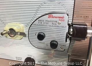 Brownie 500 Movie Projector; Model A; 8mm; with original box 