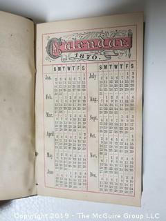 1870 Pocket Diary