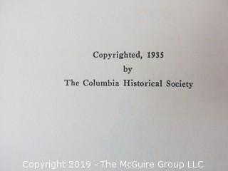 (25) Volumes of "Records of the Columbia Historical Society", Washington DC