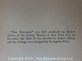 (8) Books of Plays Written by Philip Barry; best known for "The Philadelphia Story", adapted to the silver screen starring Katharine Hepburn, Cary Grant and Jimmy Stewart; all inscribed to his parents.  (52 photos) {Description altered Feb 21 @ 12:05pm ET} 