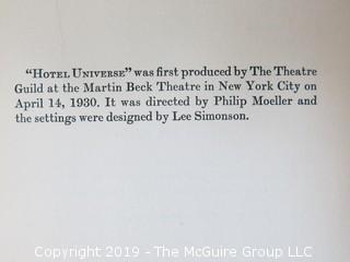 (8) Books of Plays Written by Philip Barry; best known for "The Philadelphia Story", adapted to the silver screen starring Katharine Hepburn, Cary Grant and Jimmy Stewart; all inscribed to his parents.  (52 photos) {Description altered Feb 21 @ 12:05pm ET} 