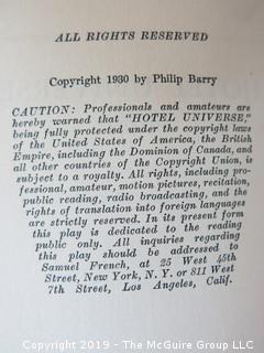 (8) Books of Plays Written by Philip Barry; best known for "The Philadelphia Story", adapted to the silver screen starring Katharine Hepburn, Cary Grant and Jimmy Stewart; all inscribed to his parents.  (52 photos) {Description altered Feb 21 @ 12:05pm ET} 