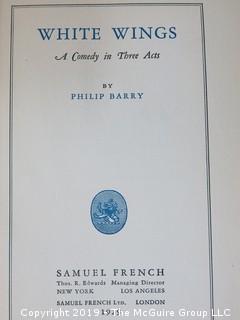 (8) Books of Plays Written by Philip Barry; best known for "The Philadelphia Story", adapted to the silver screen starring Katharine Hepburn, Cary Grant and Jimmy Stewart; all inscribed to his parents.  (52 photos) {Description altered Feb 21 @ 12:05pm ET} 