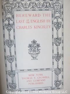 Book Title: "Hereward the Last of the English" by Charles Kingsley; pub by Crowell and Co. 