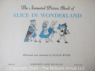 Book Title: "Alice in Wonderland: The Animated Picture Book"; pub by Grosset and Dunlap; 1945 