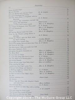 Book Title: "The Kingdom of Home: Homely Poems for Home Lovers" by Arthur Gilman; includes more than 100 engravings; pub by D. Lothrop and Co.; 1881