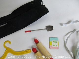 1962 Barbie and Ken doll case; dolls and full contents; by Mattel. {This Lot was updated on May 27th, with nearly 100 photos of all the contents}