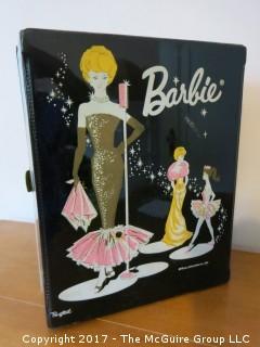 1962 Barbie and Ken doll case; dolls and full contents; by Mattel. {This Lot was updated on May 27th, with nearly 100 photos of all the contents}