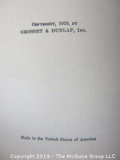 Book Title: "Rex Lee Night Flyer" by Thomas Burtis; pub by Grosset and Dunlap; 1929